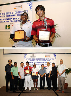10th Sutera Harbour Junior Open Prize Presentation